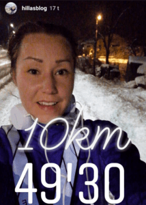 Järjestin itselleni testijuoksun, mitä se kertoi?