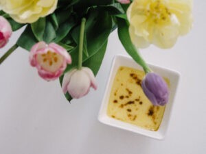 Sitruunainen creme brulee pääsiäiseksi